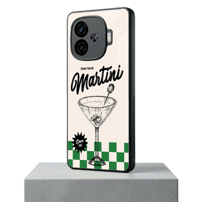 Newyork Martini iqoo neo 10r 5g mobile cover | shockproof glass phone case