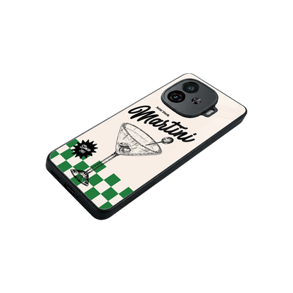 Newyork Martini stylish phone case for iqoo neo 10r 5g | glossy glass and slim fit
