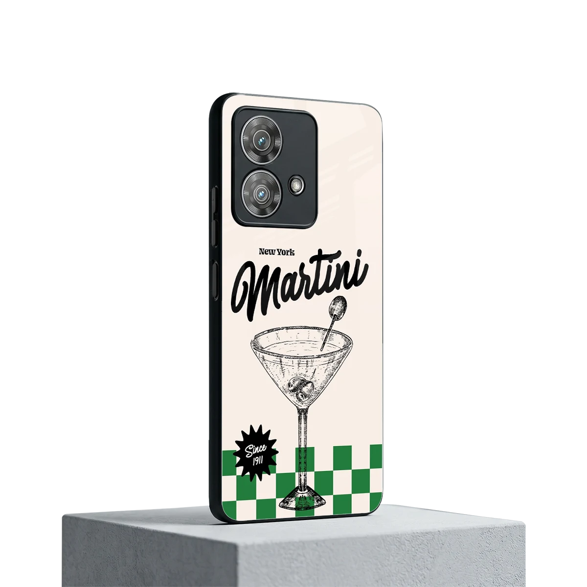 Newyork Martini motorola edge 40 neo 5g mobile cover | shockproof glass phone case