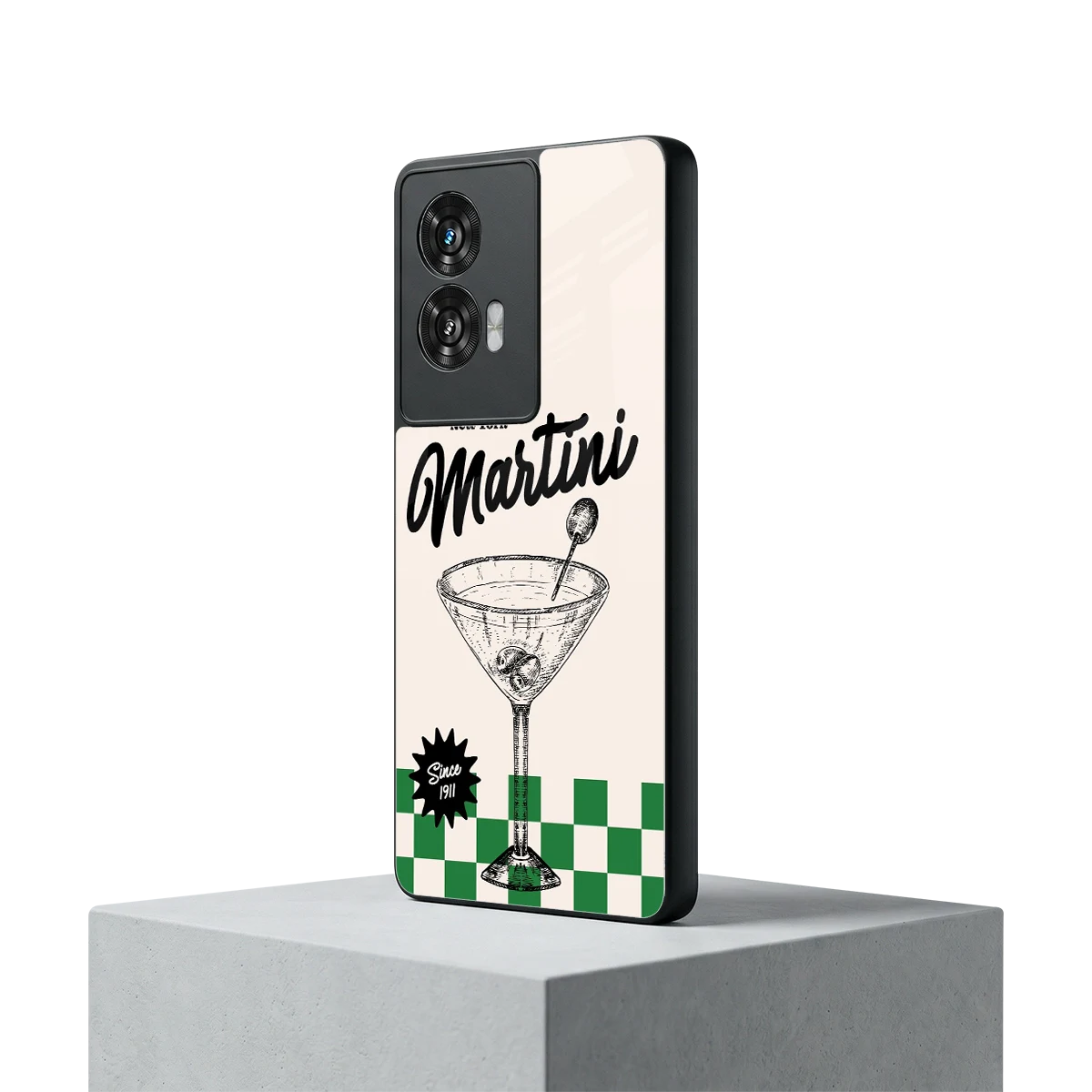 Newyork Martini motorola edge 50 fusion mobile cover | shockproof glass phone case
