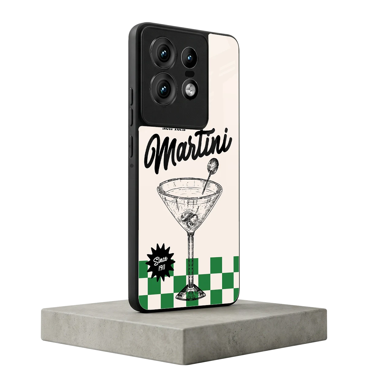 Newyork Martini motorola edge 50 pro mobile cover | shockproof glass phone case