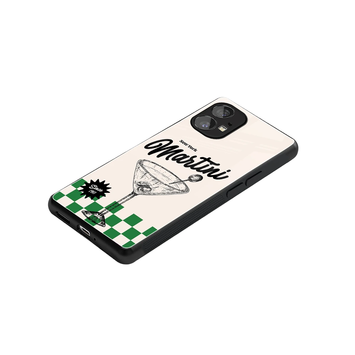 Newyork Martini stylish phone case for nothing phone 1 | glossy glass and slim fit