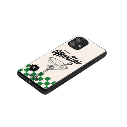 Newyork Martini stylish phone case for nothing phone 1 | glossy glass and slim fit