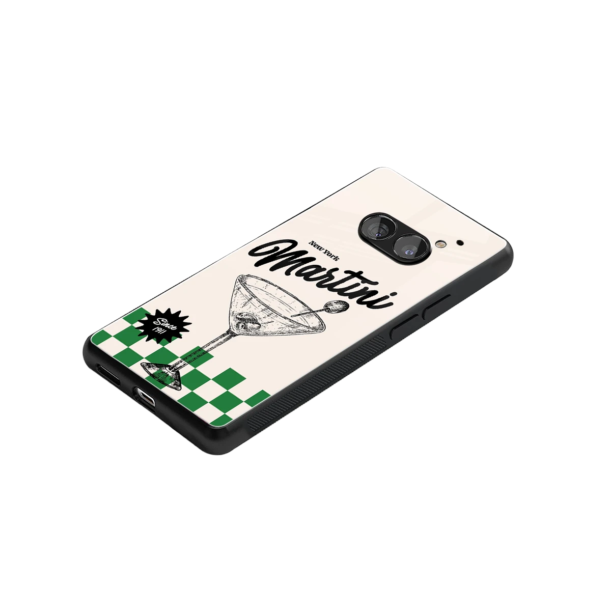 Newyork Martini stylish phone case for nothing phone 2a | glossy glass and slim fit