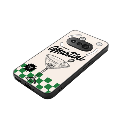 Newyork Martini stylish phone case for nothing phone 3a | glossy glass and slim fit