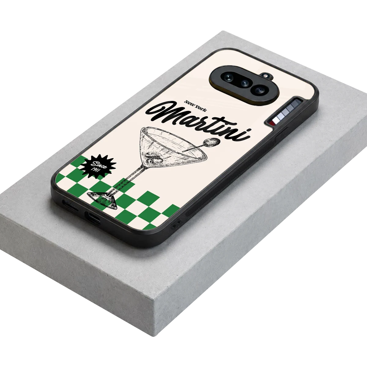 Newyork Martini stylish phone case for nothing phone 4a | glossy glass and slim fit
