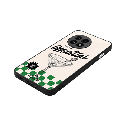 Newyork Martini stylish phone case for oneplus 13r | glossy glass and slim fit