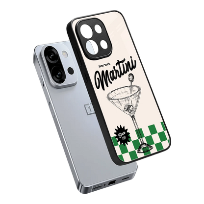 Newyork Martini sleek oneplus 13s cover with tempered glass back and TPU edges