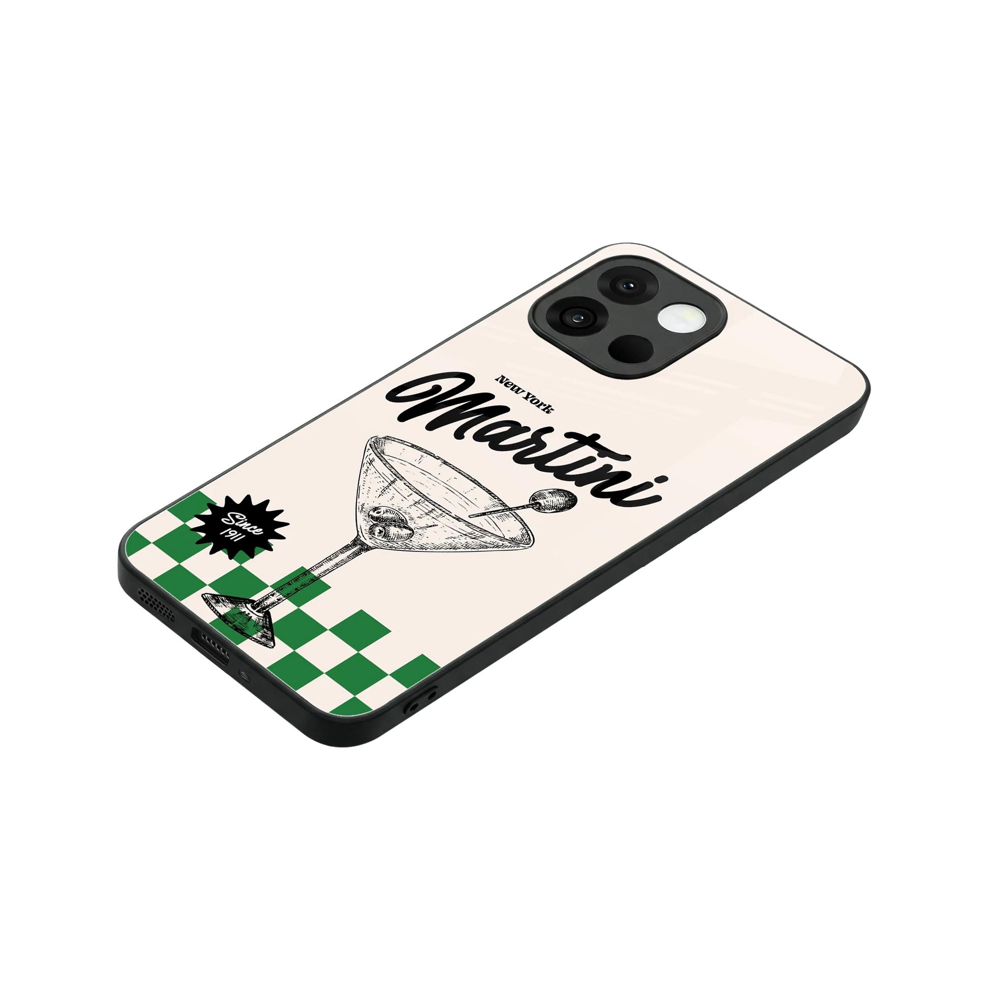 Newyork Martini stylish phone case for oneplus 13s | glossy glass and slim fit