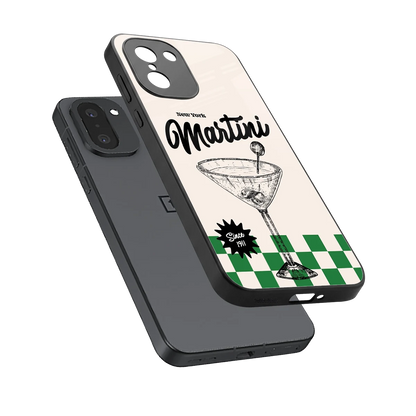 Newyork Martini sleek oneplus 15r cover with tempered glass back and TPU edges