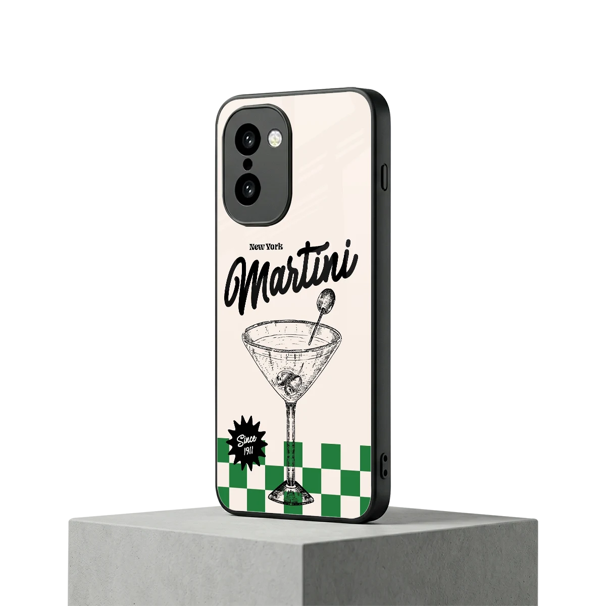 Newyork Martini oneplus 15r mobile cover | shockproof glass phone case