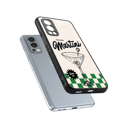 Newyork Martini sleek oneplus nord 2 cover with tempered glass back and TPU edges