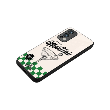 Newyork Martini stylish phone case for oneplus nord 2 | glossy glass and slim fit
