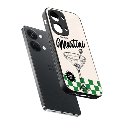 Newyork Martini sleek oneplus nord 3 cover with tempered glass back and TPU edges