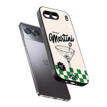 Newyork Martini sleek oneplus nord 4 cover with tempered glass back and TPU edges