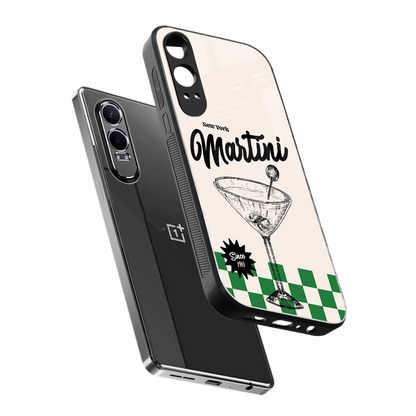 Newyork Martini sleek oneplus nord ce 4 lite cover with tempered glass back and TPU edges