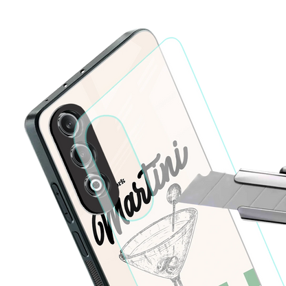 Newyork Martini stylish phone case for oneplus nord ce 4 | glossy glass and slim fit