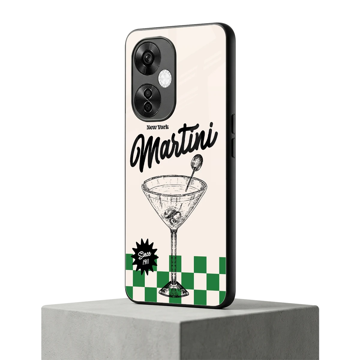 Newyork Martini oneplus nord ce 3 lite mobile cover | shockproof glass phone case