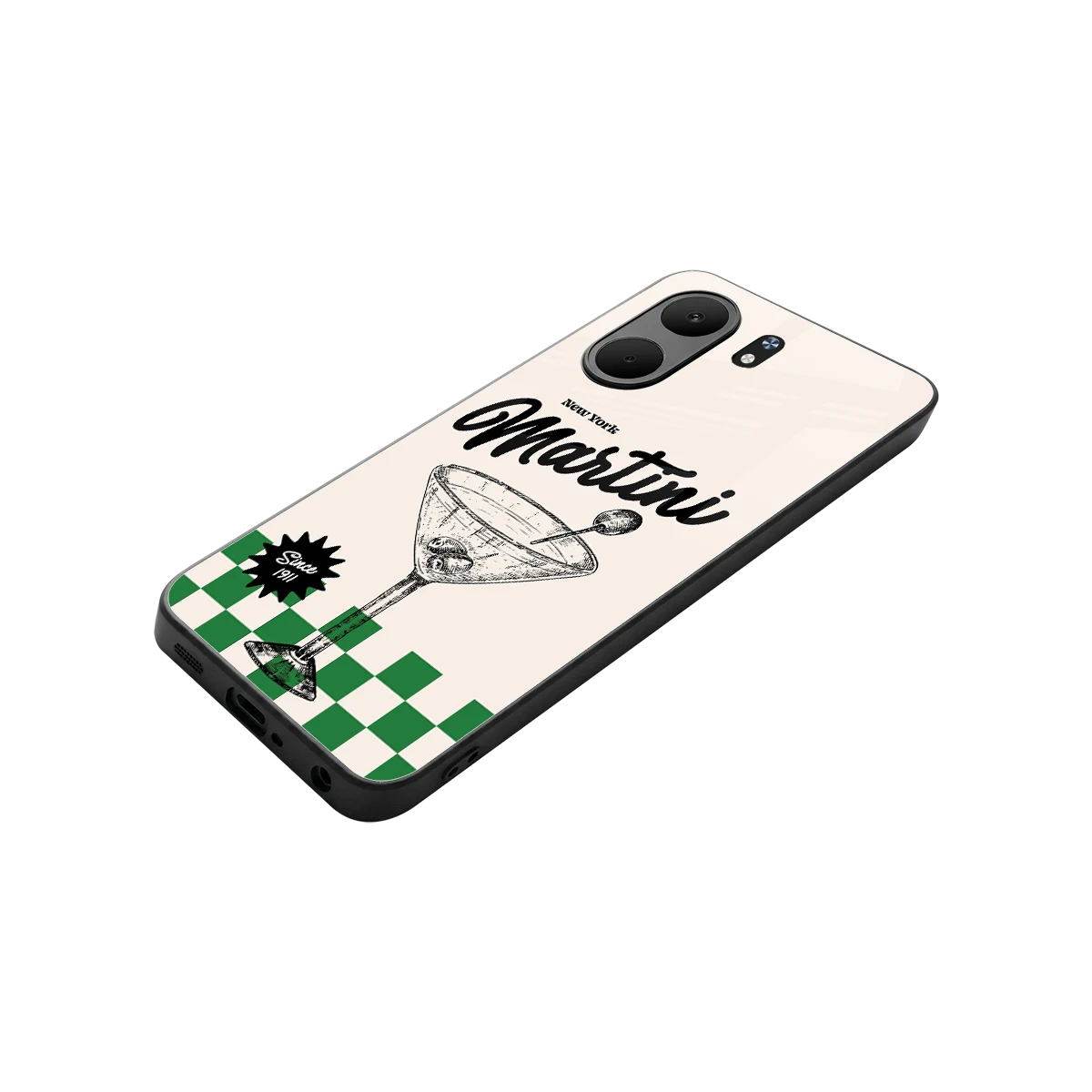 Newyork Martini stylish phone case for oppo a5x 5g | glossy glass and slim fit