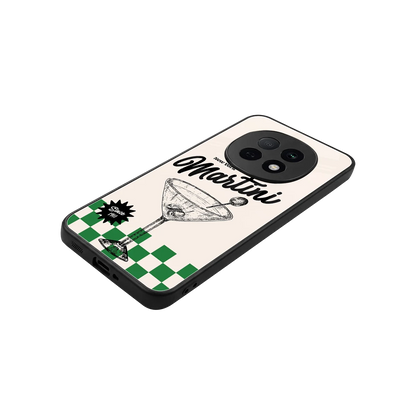 Newyork Martini stylish phone case for oppo f29 pro 5g | glossy glass and slim fit