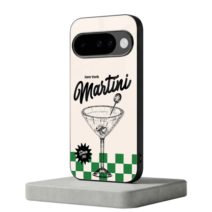 Newyork Martini google pixel 10 mobile cover | shockproof glass phone case