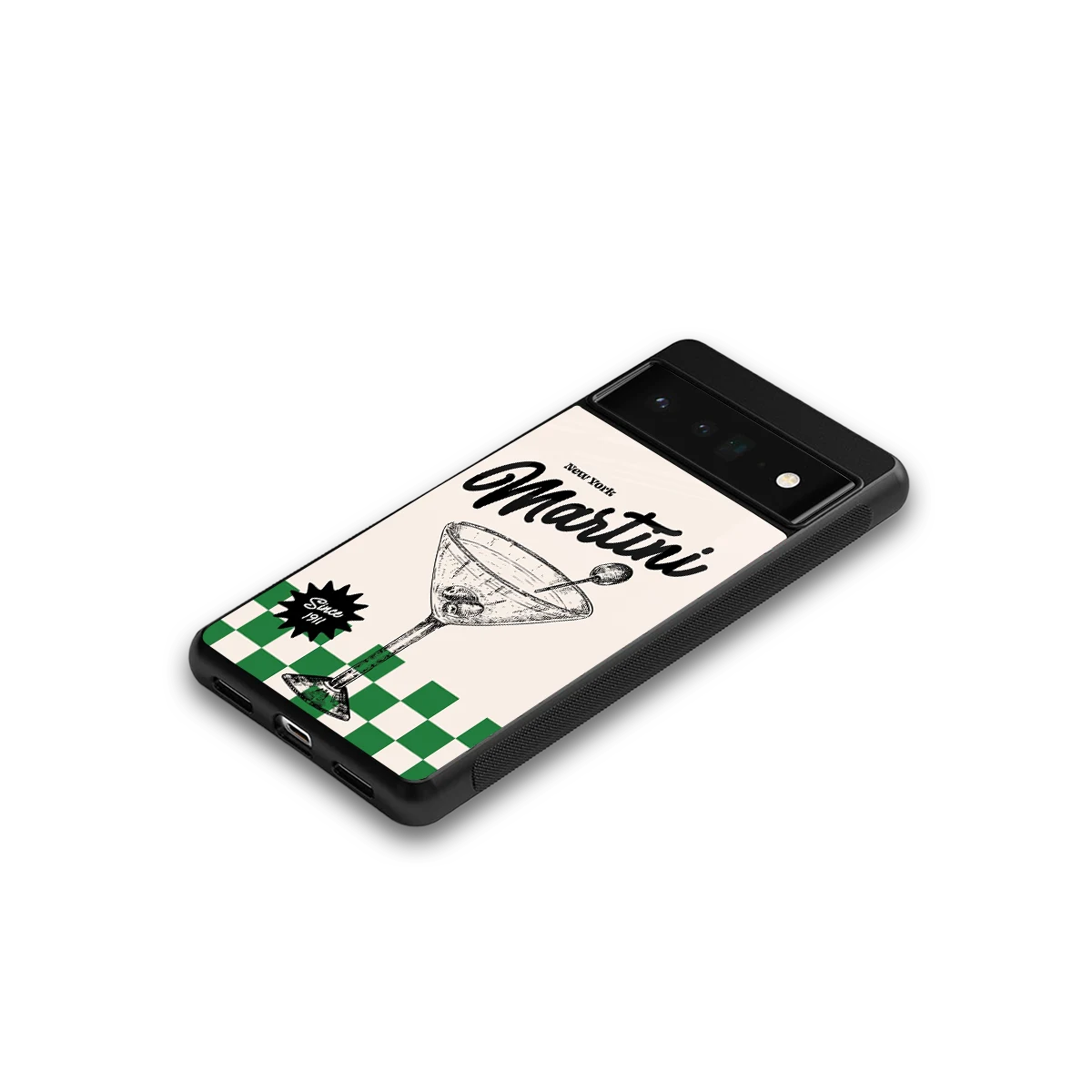 Newyork Martini google pixel 6 pro mobile cover | shockproof glass phone case