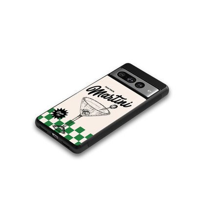 Newyork Martini google pixel 7 pro mobile cover | shockproof glass phone case