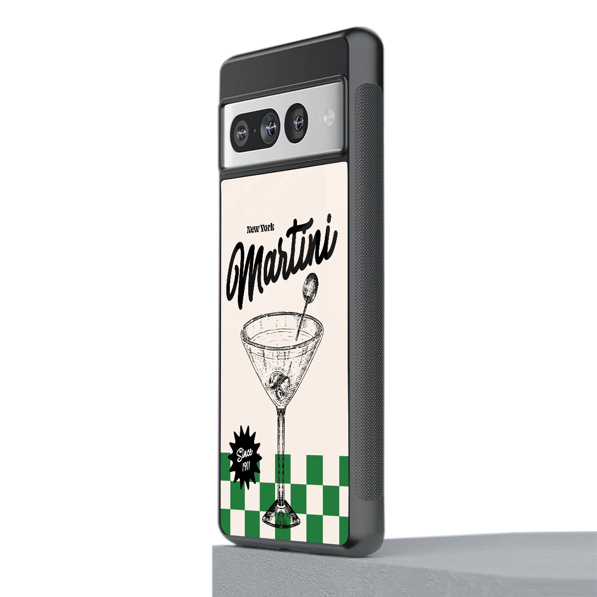 Newyork Martini stylish phone case for google pixel 7 pro | glossy glass and slim fit