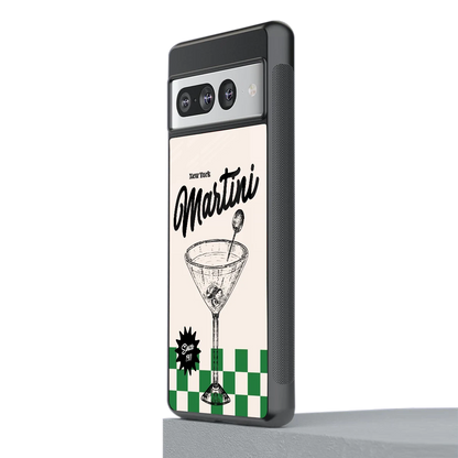 Newyork Martini stylish phone case for google pixel 7 pro | glossy glass and slim fit