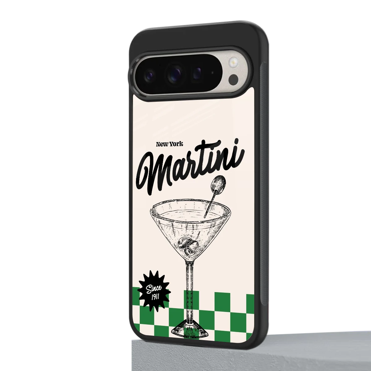 Newyork Martini google pixel 9 pro mobile cover | shockproof glass phone case