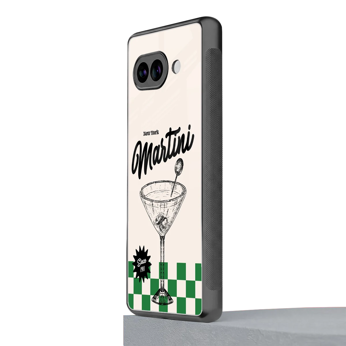 Newyork Martini google pixel 9a mobile cover | shockproof glass phone case