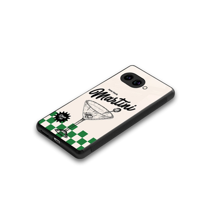 Newyork Martini stylish phone case for google pixel 9a | glossy glass and slim fit