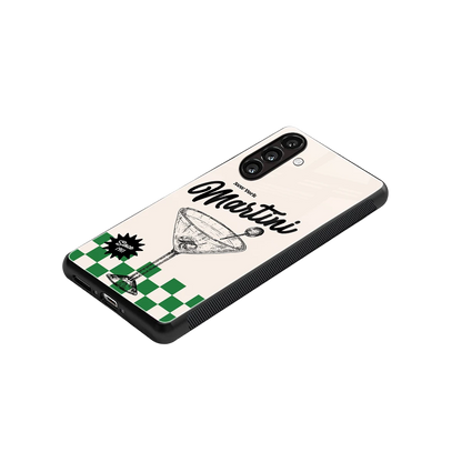 Newyork Martini stylish phone case for samsung galaxy m36 5g | glossy glass and slim fit