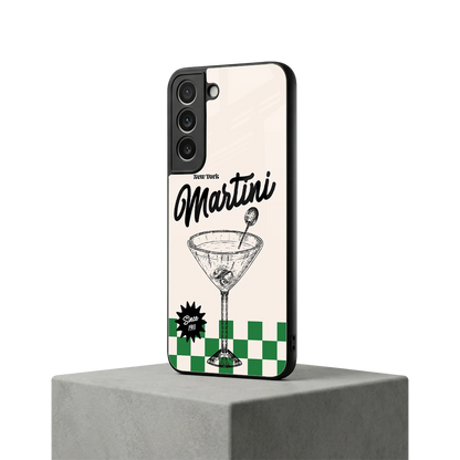 Newyork Martini samsung galaxy s22 mobile cover | shockproof glass phone case