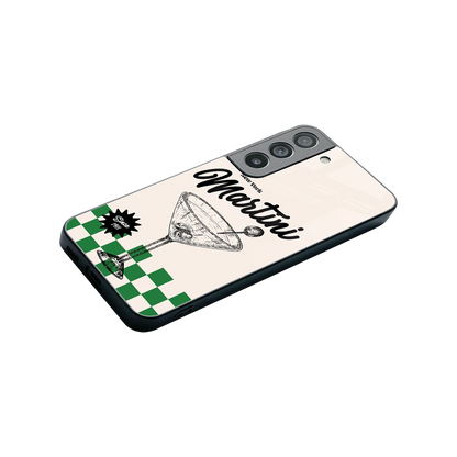 Newyork Martini stylish phone case for samsung galaxy s22 | glossy glass and slim fit