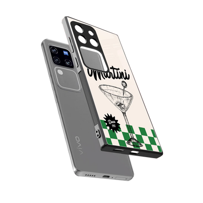 Newyork Martini sleekvivo v30 pro cover with tempered glass back and TPU edges
