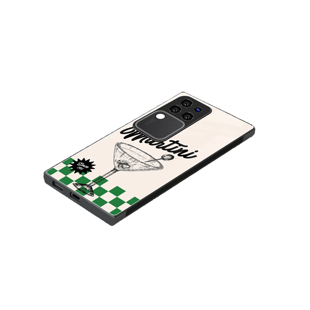 Newyork Martini stylish phone case forvivo v30 pro | glossy glass and slim fit