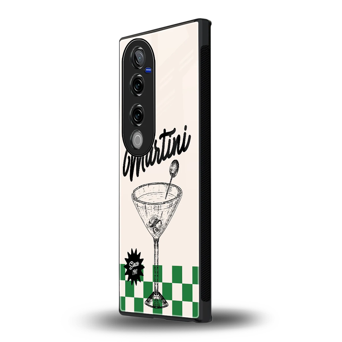 Newyork Martini vivo v40 pro mobile cover | shockproof glass phone case