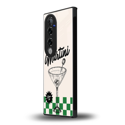 Newyork Martini vivo v40 pro mobile cover | shockproof glass phone case