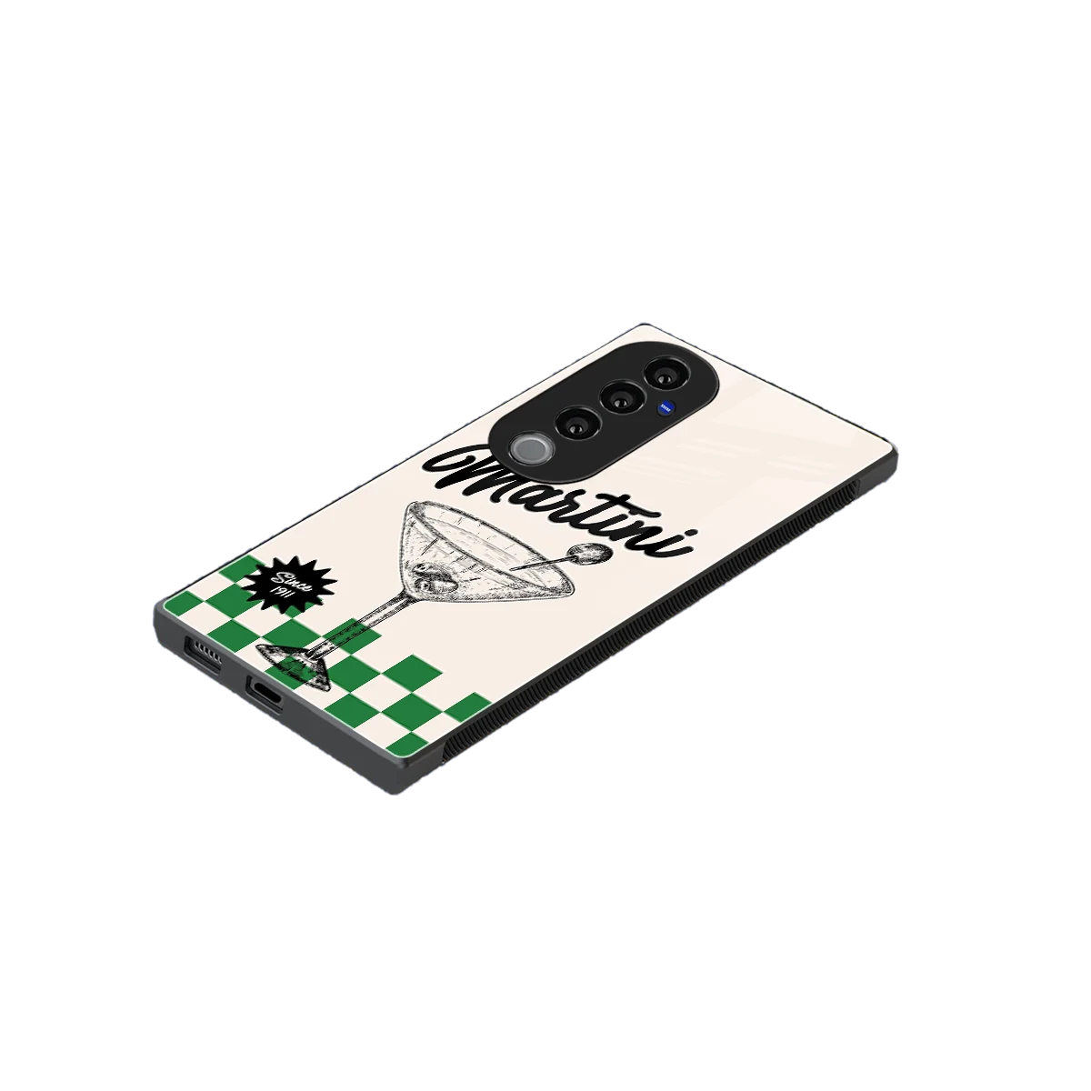 Newyork Martini stylish phone case for vivo v40 pro | glossy glass and slim fit