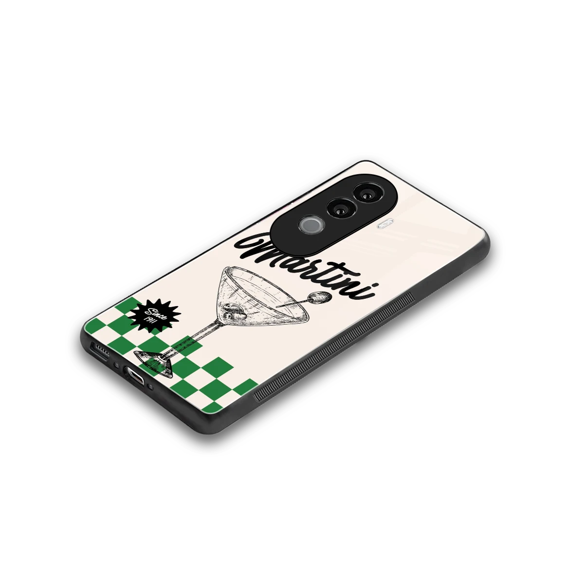 Newyork Martini stylish phone case for vivo v40e | glossy glass and slim fit