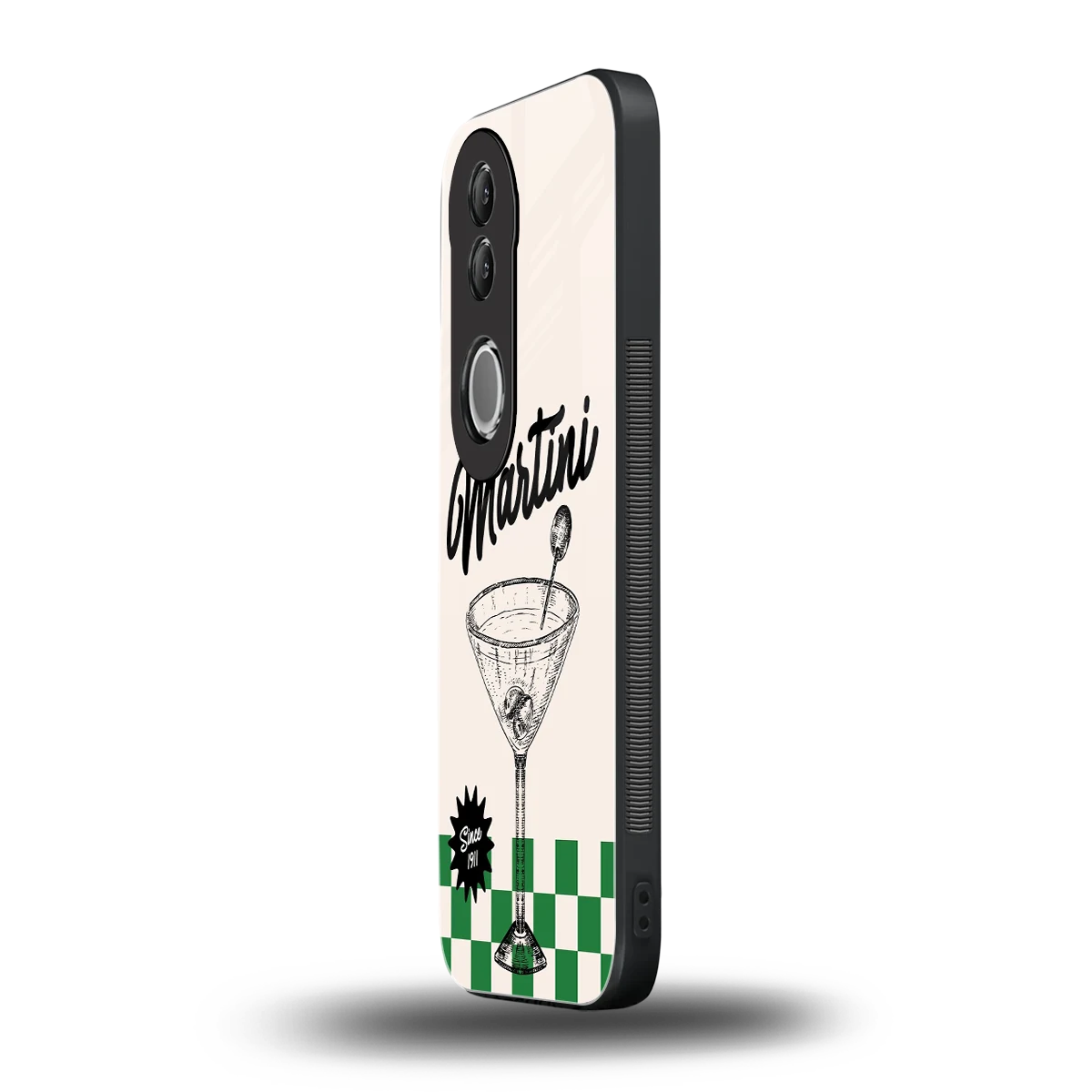 Newyork Martini vivo v50 mobile cover | shockproof glass phone case