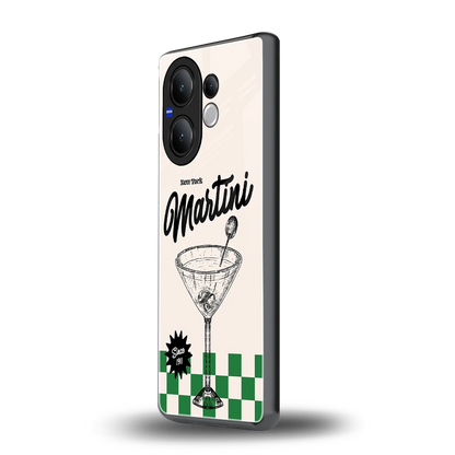 Newyork Martini vivo v60 mobile cover | shockproof glass phone case