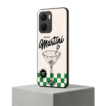 Newyork Martini vivo y16 mobile cover | shockproof glass phone case