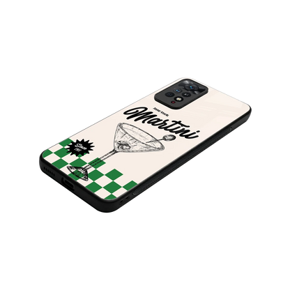 Newyork Martini stylish phone case for redmi note 11 pro | glossy glass and slim fit