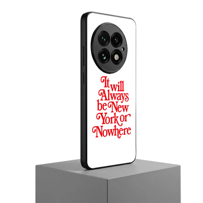 Newyorker oneplus 13 mobile cover | shockproof glass phone case
