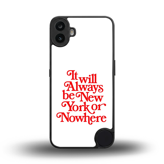 Newyorker back phone cover | glass case for cmf nothing phone 1