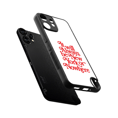 Newyorker sleek cmf nothing phone 2 pro cover with tempered glass back and TPU edges