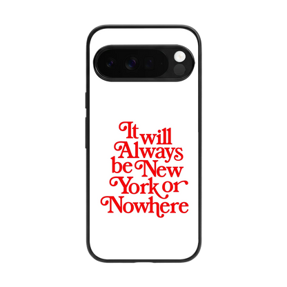 Newyorker back phone cover | glass case for google pixel 10 pro xl