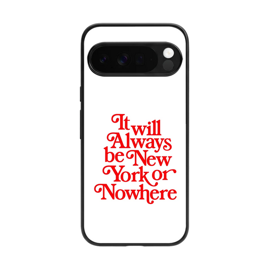 Newyorker back phone cover | glass case for google pixel 10 pro xl
